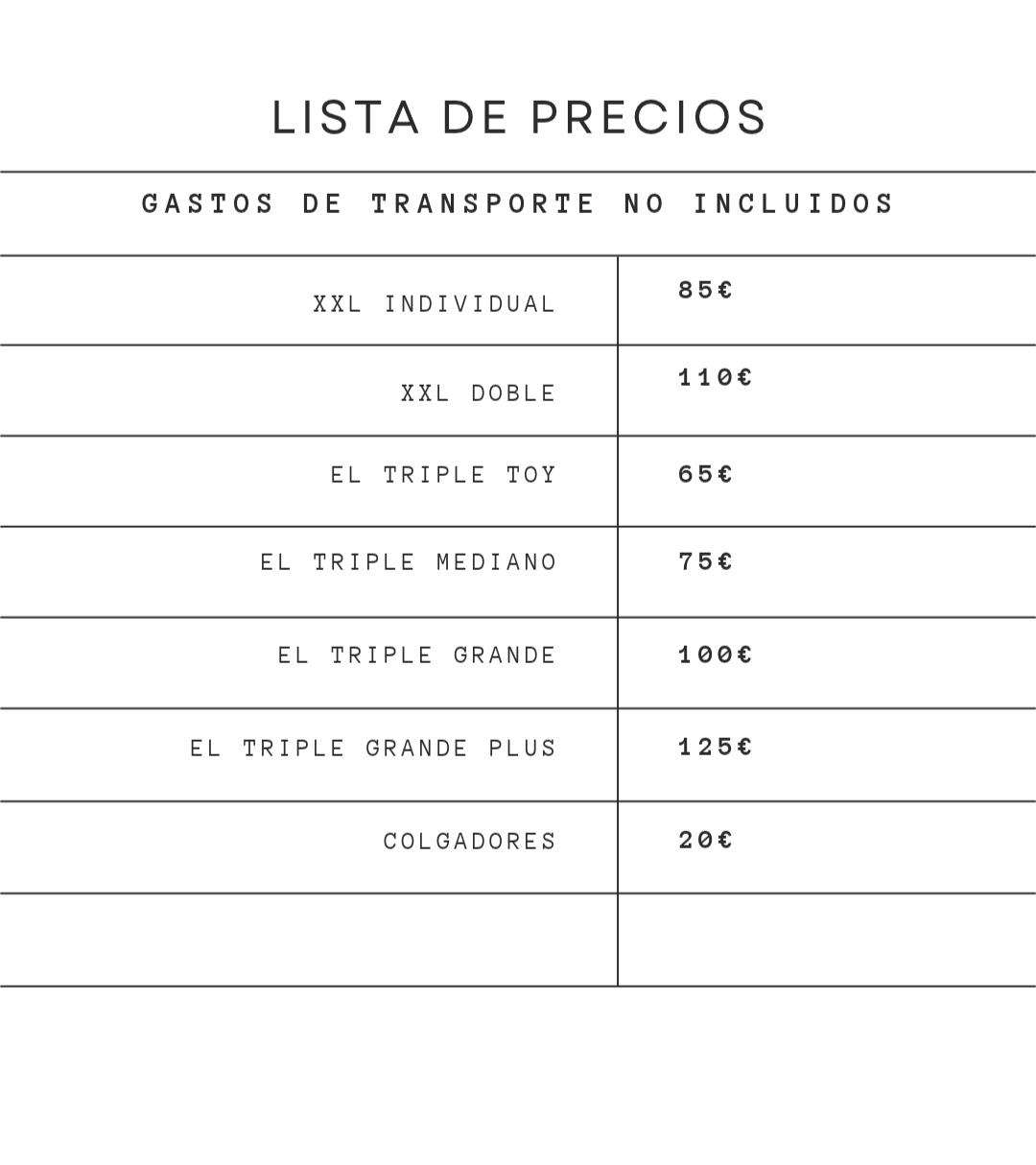 Precios 2026-27